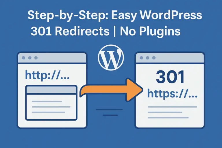 WordPress 301 Redirects